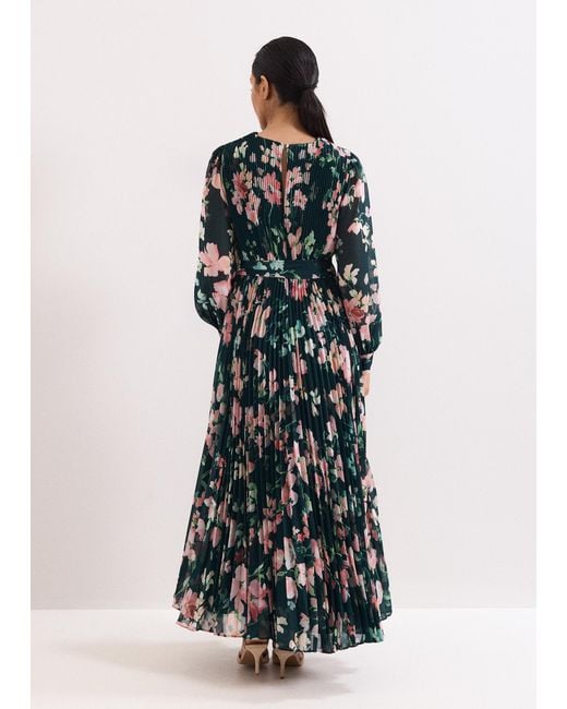Phase Eight White Petite Rosa Floral Maxi Dress