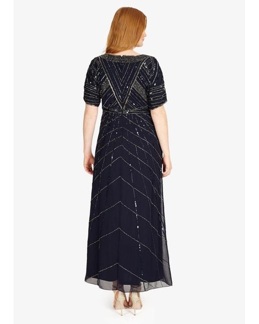 Phase Eight Blue Bethany Full Length Dress