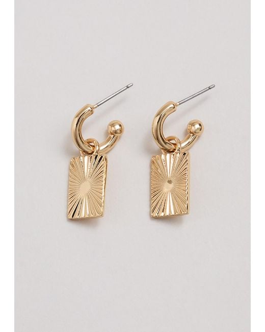 Phase Eight Natural Mini Hoop Earrings
