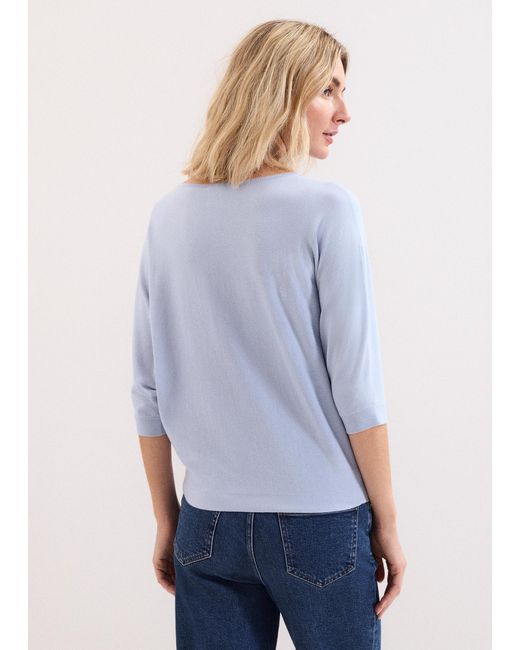 Phase Eight White Cristine Knit Jumper