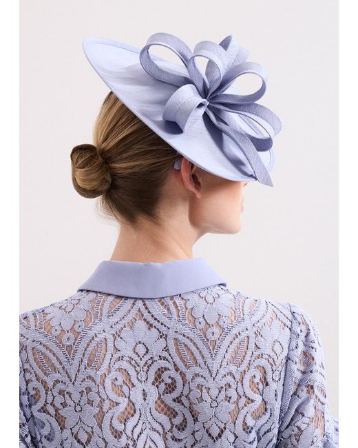 Phase Eight Blue Twist Shantung Oval