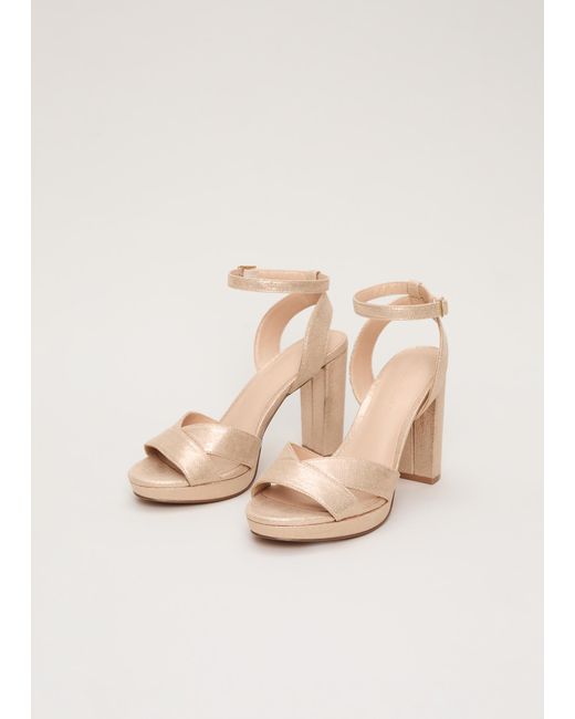 Phase Eight Natural Platform Sandal