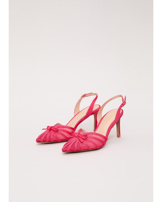 Phase Eight Pink Grosgrain Heels
