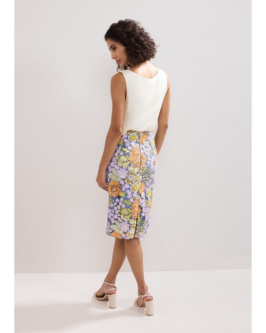 Phase Eight Natural Alessandra Skirt