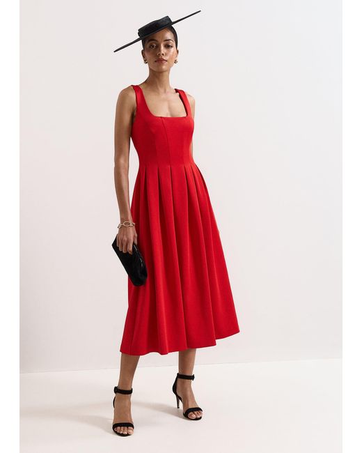 Phase Eight Red Petite Katie Dress