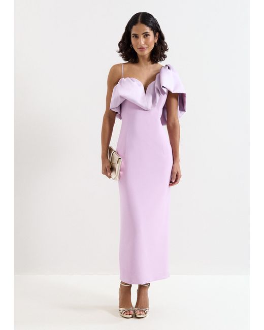 Phase Eight Pink Onessa Midi Dress