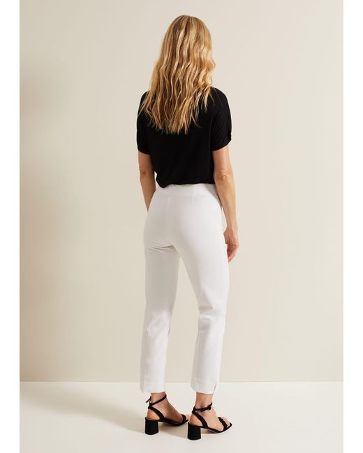 Phase Eight Natural Miah Stretch Capri Trousers