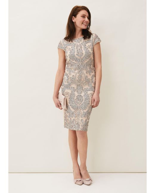 Phase Eight Multicolor Genevieve Tapework Lace Dress
