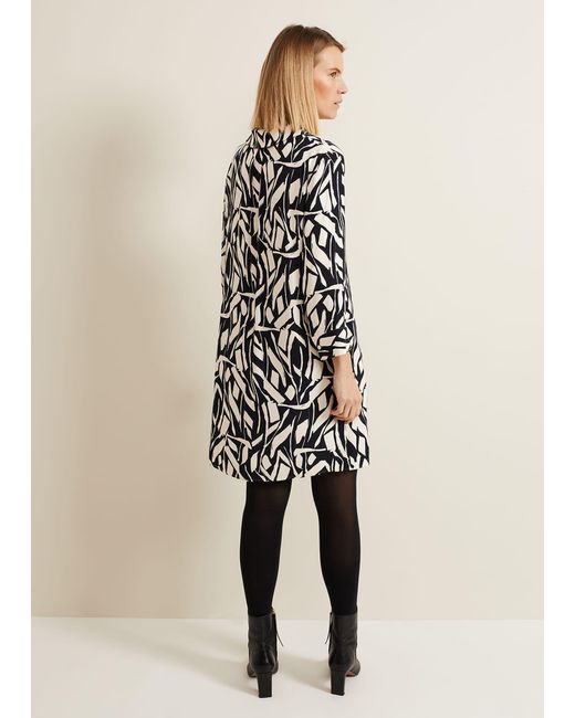 Phase Eight Natural Ruby Geo Tunic Dress