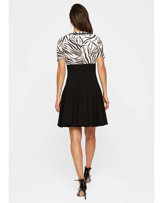 Phase Eight Black Feden Zebra Print Dress