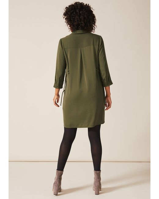 Phase Eight Green Esi Eyelet Tunic