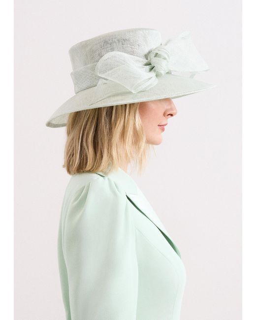 Phase Eight White Bow Detail Hat