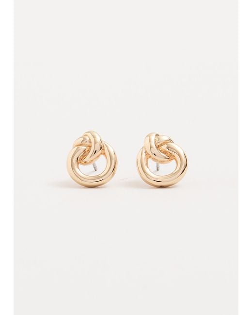 Phase Eight Natural Knotted Stud Earrings