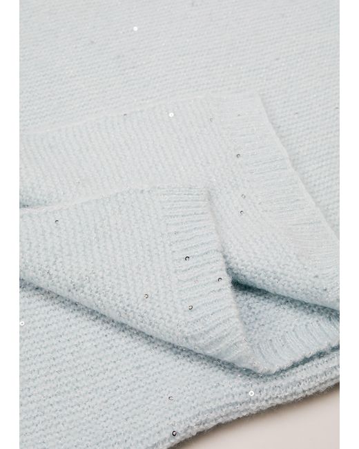 Phase Eight White Sequin Scarf