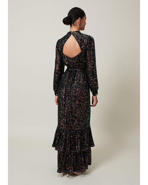 Phase Eight Multicolor Celeste Sequin Maxi Dress