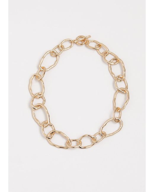 Phase Eight White Link Chain Necklace