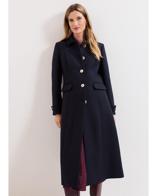 Phase Eight Black Aurelie Maxi Coat