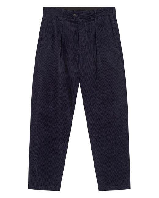 Engineered Garments Carlyle Pant Cotton 8w Corduroy in Blue for