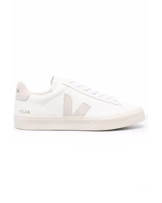 Veja Campo Chromefree Leather Trainer in White for Men Lyst