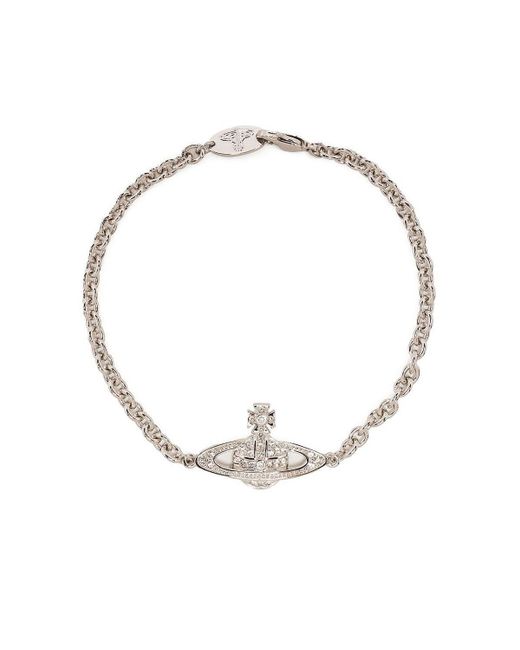 Vivienne Westwood Man. Mini Bas Relief Orb Pendant Bracelet in Silver (Metallic) for Men Lyst UK