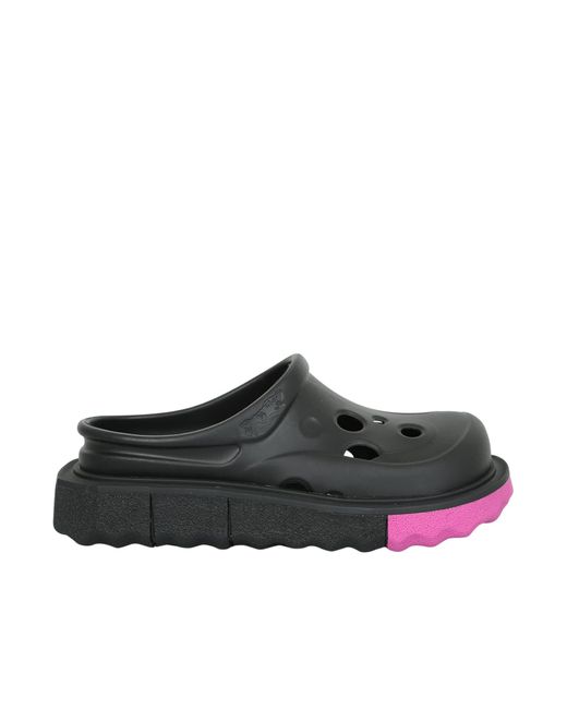 off white sponge sole meteor rubber slides
