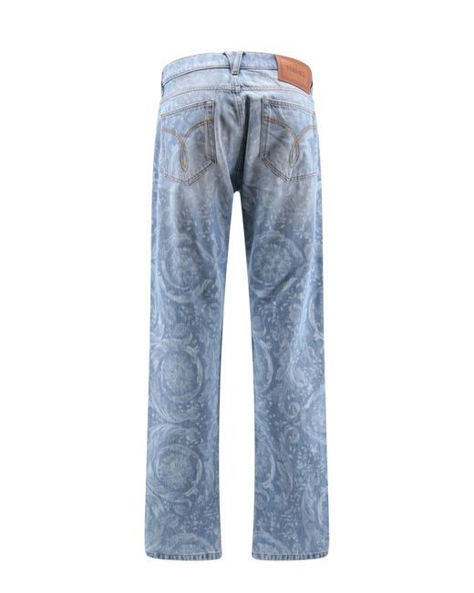 Versace Allover Regular-Fit Jeans