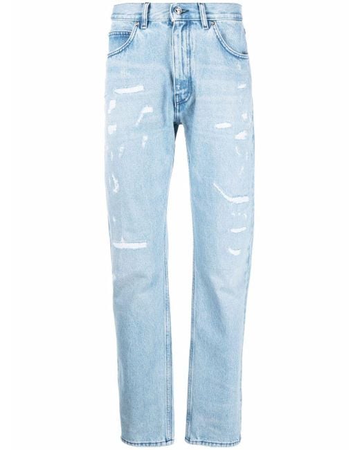 versace ripped jeans mens