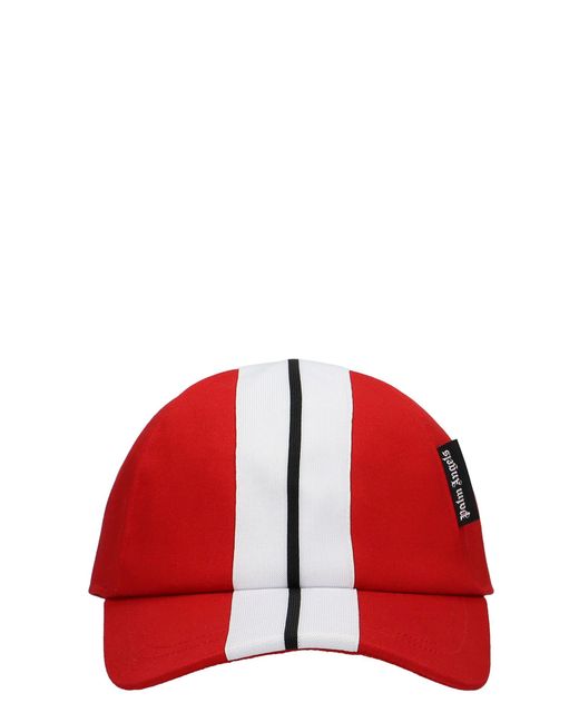 Palm Angels Hats In Cotton in Red for 