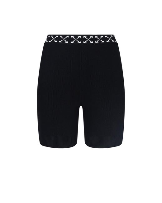Off-White c/o Virgil Abloh Bold Shorts With Arrows Band in Black | Lyst