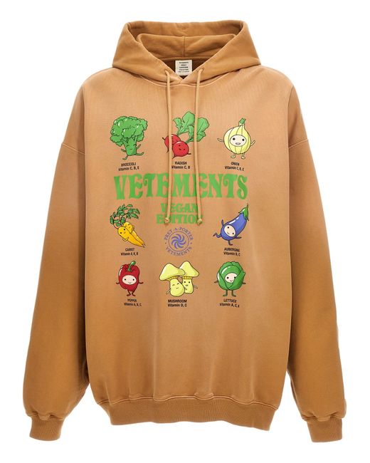 Vetements Vegan Edition Sweatshirt in Natural | Lyst