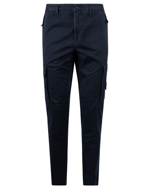 Stone Island Cargo Trousers in Blue for Men | Lyst