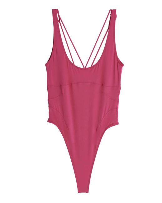 Jacquemus Le Maillot Signature One-piece Swimsuit. in Pink | Lyst