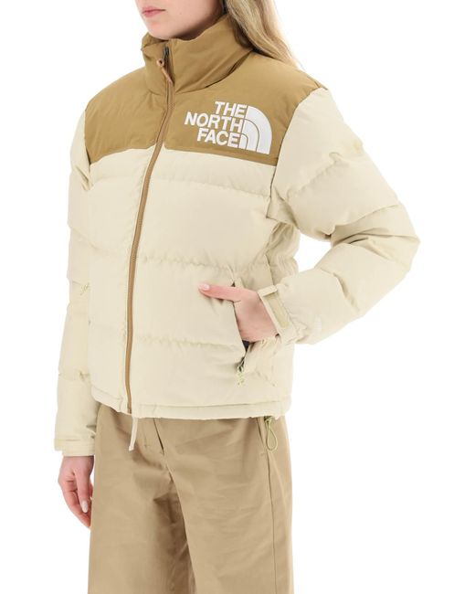 The North Face Jacket Nf0a82roqk1 Nuptse in Natural | Lyst