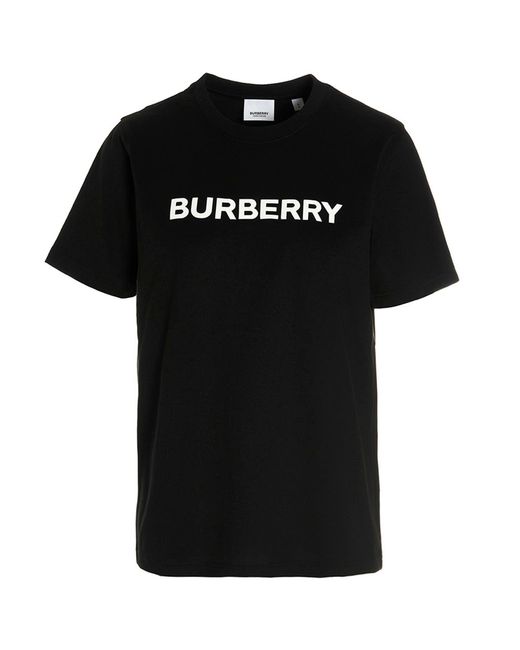 Burberry Logo T-shirt in Black | Lyst