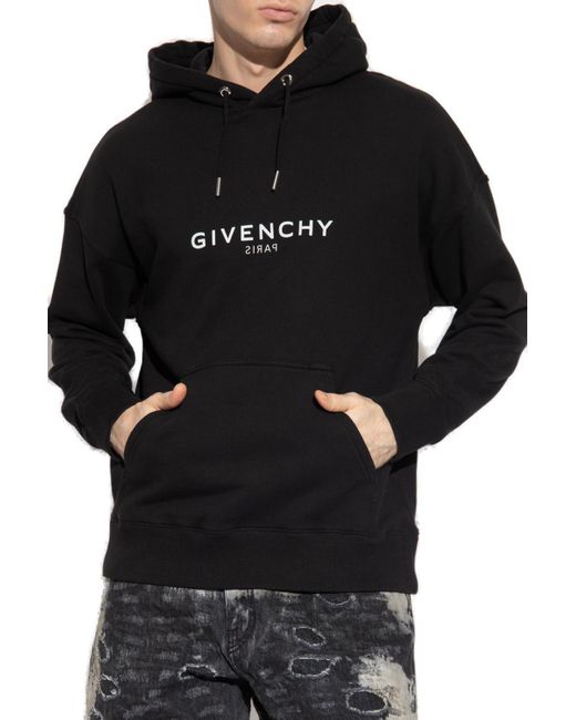 Givenchy Hoodie With Logo in Black for Men | Lyst