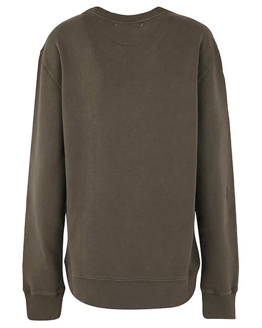 Golden Goose Golden M S Regular Sweatshirt Distressed Cotton