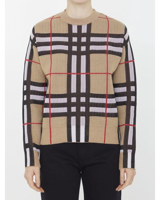 Burberry cheap check jumper