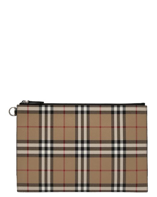 Burberry Canvas Edin Pouch in Beige (Brown) Save 46 Lyst UK