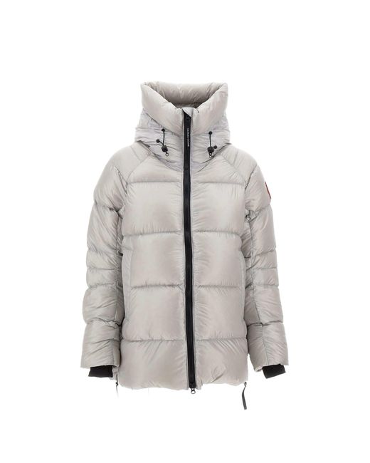 Canada Goose "cypress Puffer" Down Jacket in Gray | Lyst