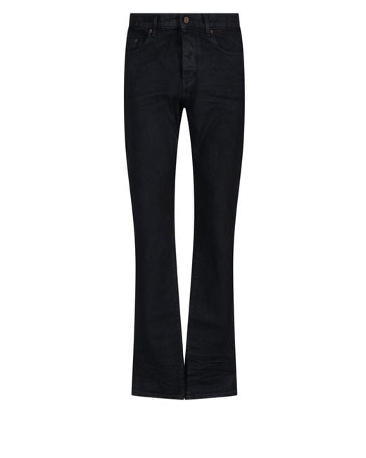 Saint Laurent Flared Jeans in Black for Men | Lyst