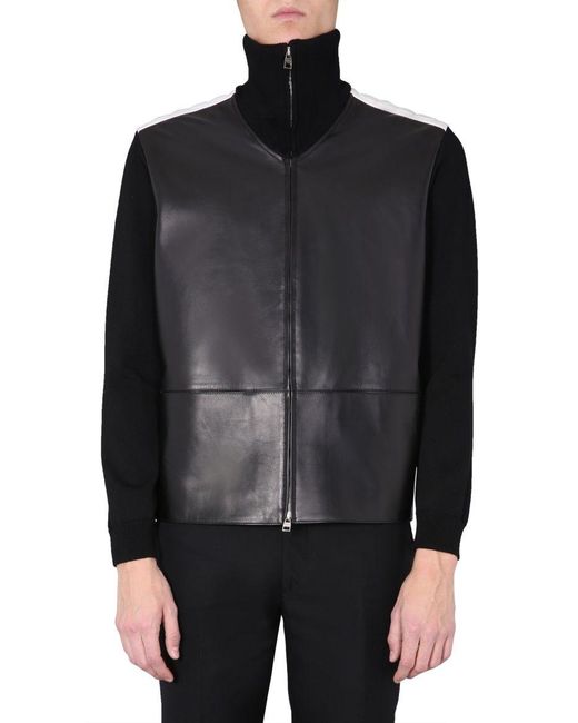 alexander mcqueen black leather jacket