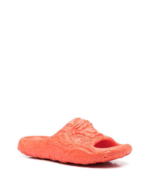 Versace Rubber Sandals in Orange for 