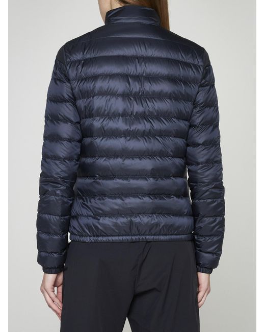Moncler Lans Quilted Nylon Down Jacket in Blue Lyst UK