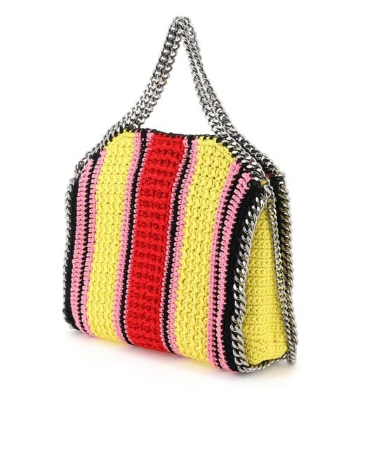 Stella McCartney falabella Crochet Tote Bag in Red Lyst UK