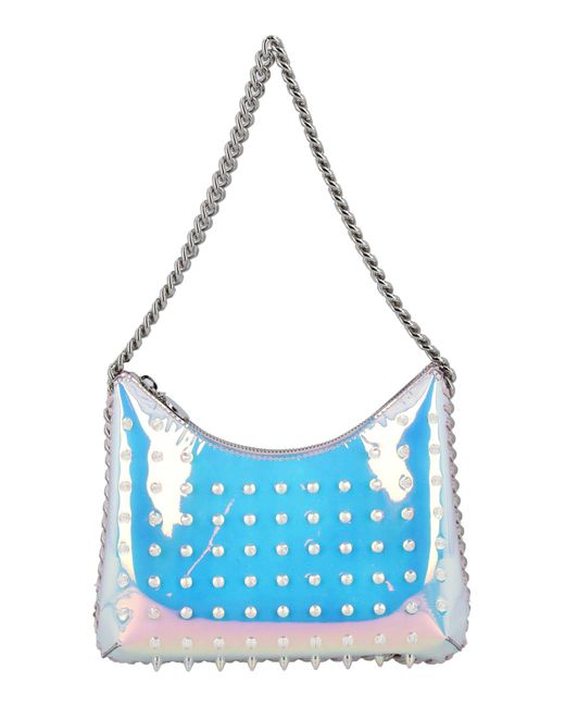 - Save 46% Womens Shoulder bags Stella McCartney Shoulder bags Blue Stella McCartney Mini Falabella Holographic Zip Shoulder Bag in Silver 