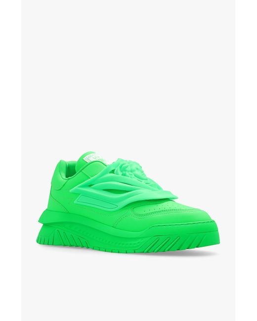 Versace Odissea Sneakers in Green for Men | Lyst
