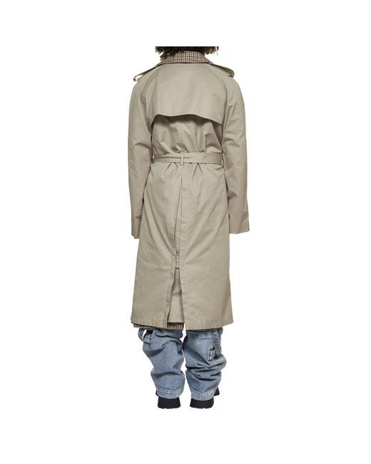 BALENCIAGA reversible trench coat