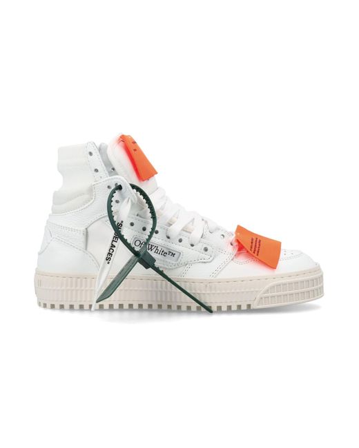 Off-White c/o Virgil Abloh 3.0 Off Court Leather Hi-top in White | Lyst