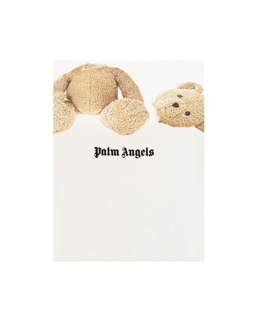 BEAR T-SHIRT in white - Palm Angels® Official