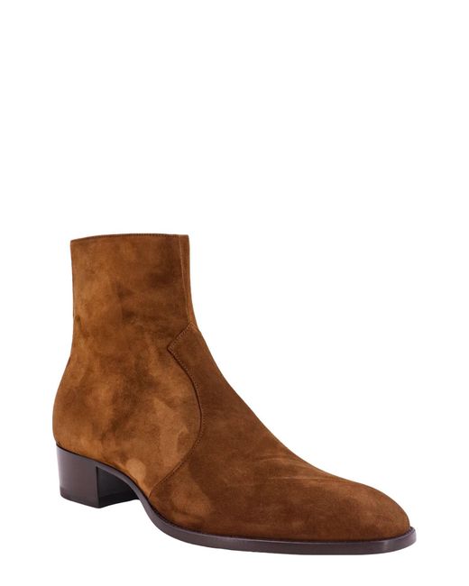 Saint laurent wyatt zip boots sale
